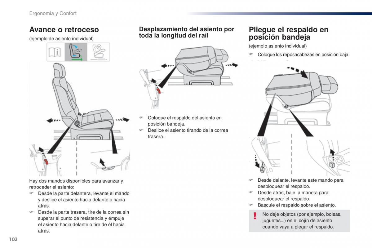 Peugeot Traveller manual del propietario / page 104