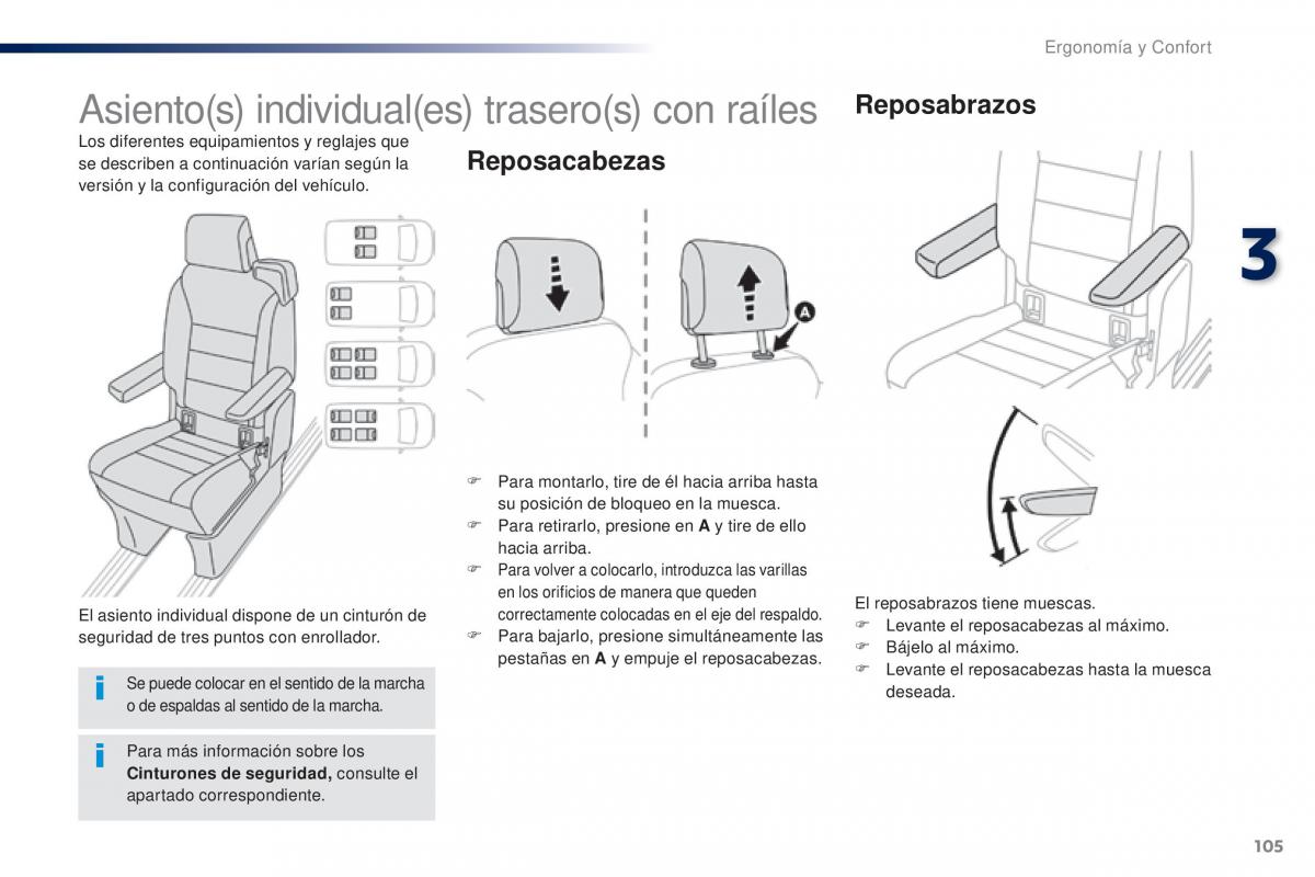 Peugeot Traveller manual del propietario / page 107