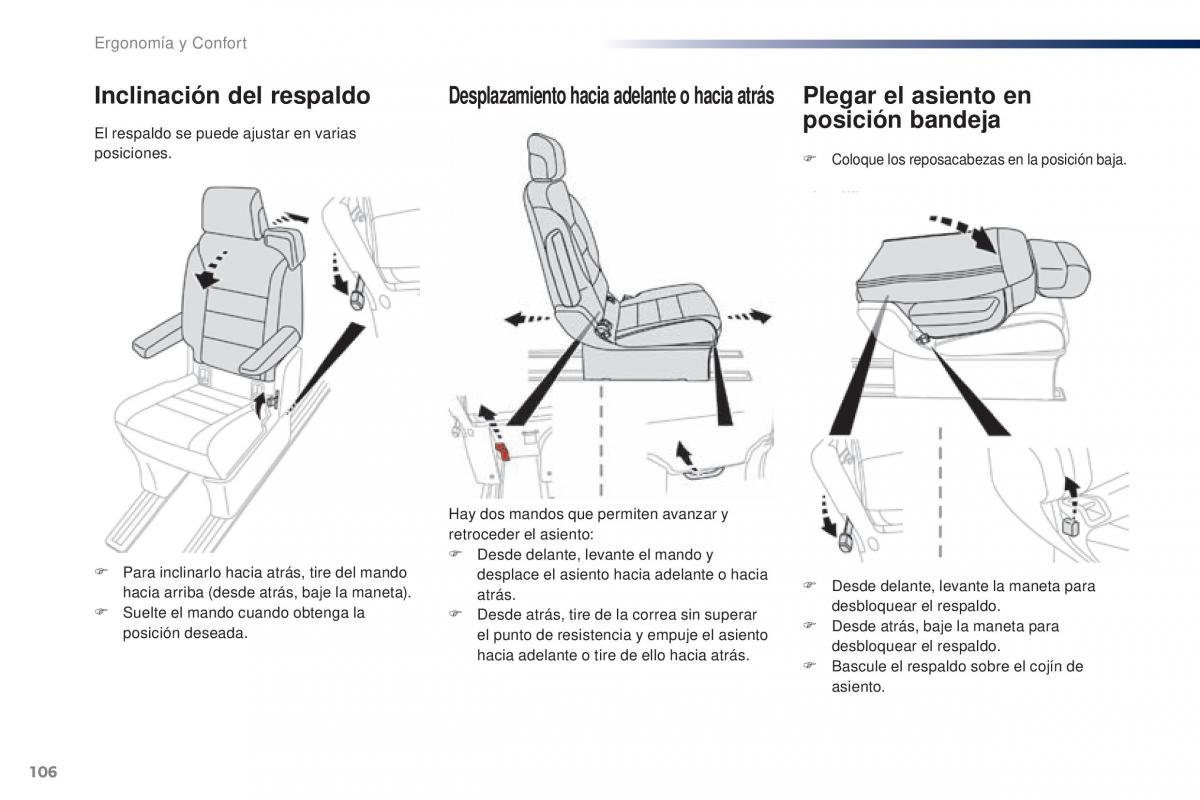 Peugeot Traveller manual del propietario / page 108