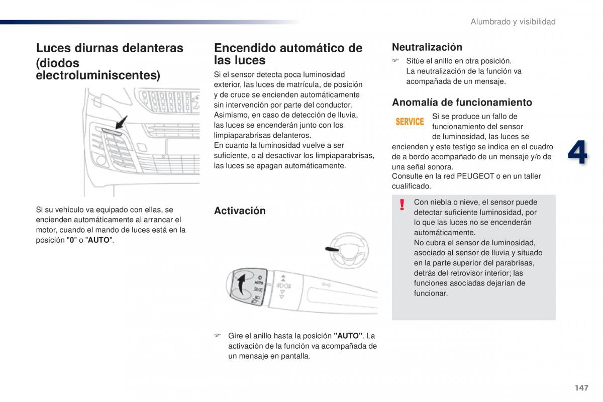 Peugeot Traveller manual del propietario / page 149