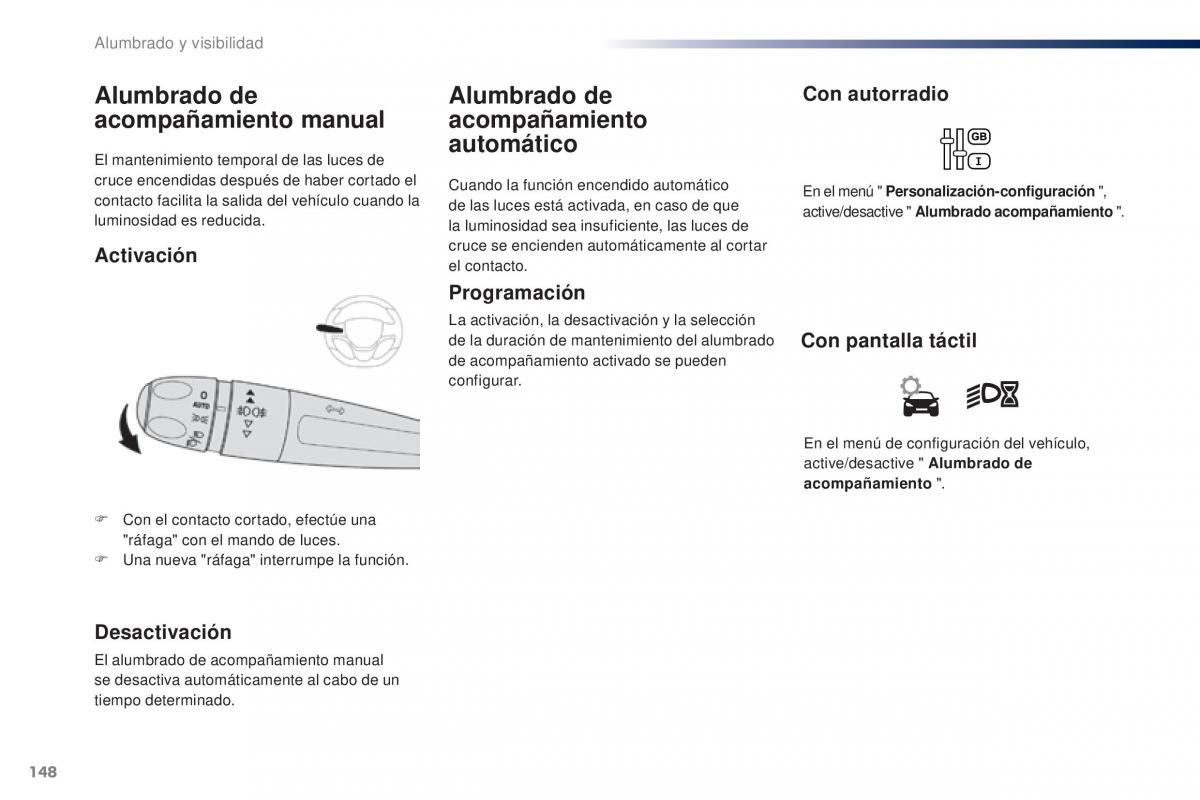 Peugeot Traveller manual del propietario / page 150