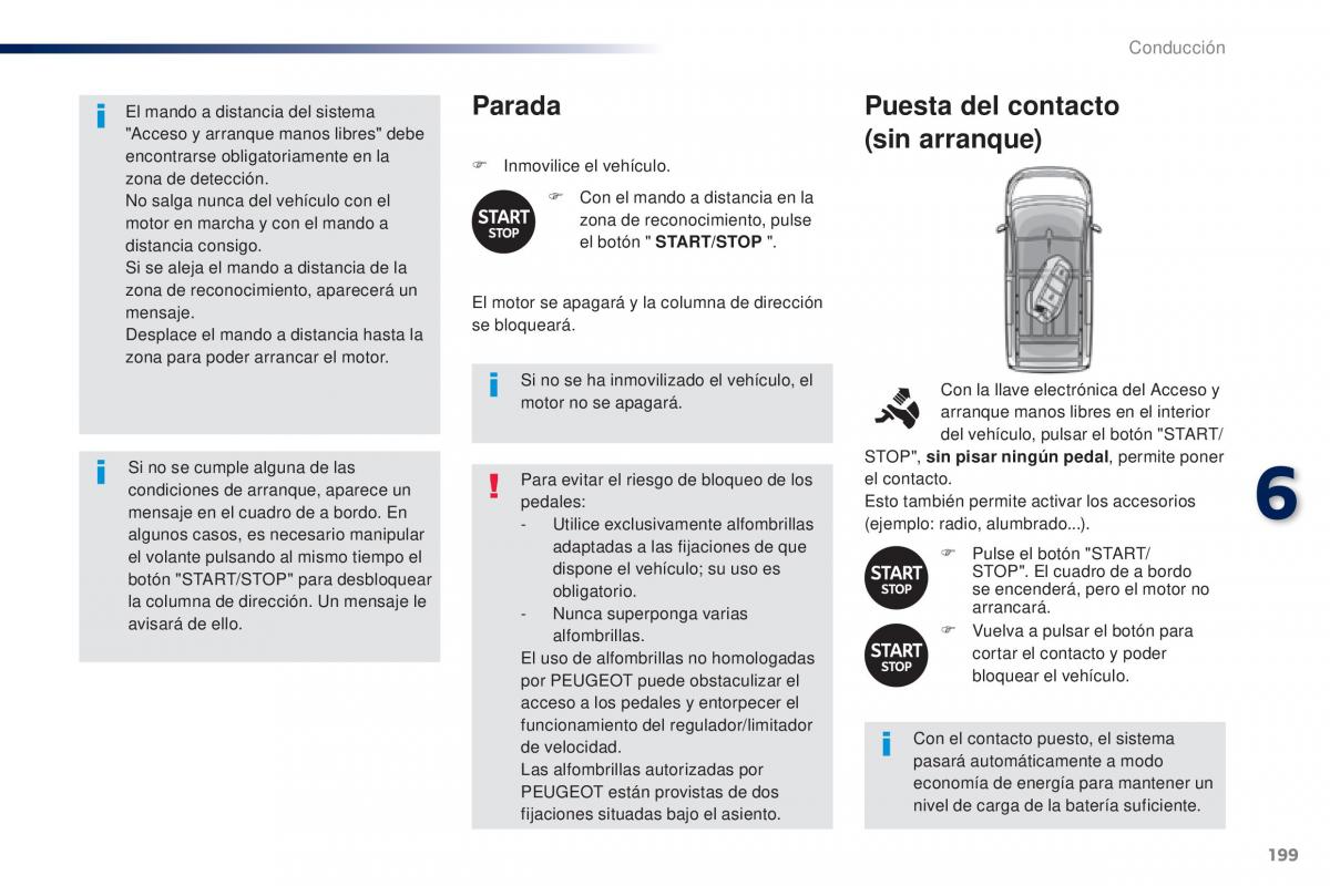 Peugeot Traveller manual del propietario / page 201