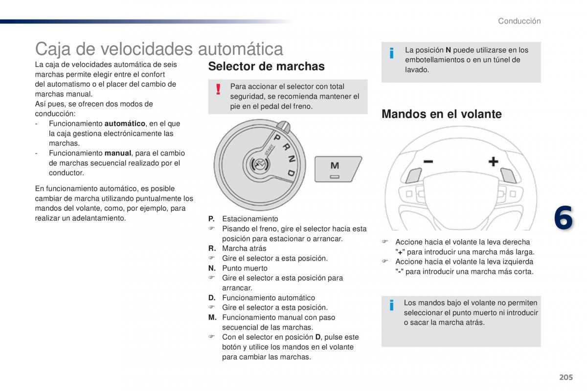 Peugeot Traveller manual del propietario / page 207