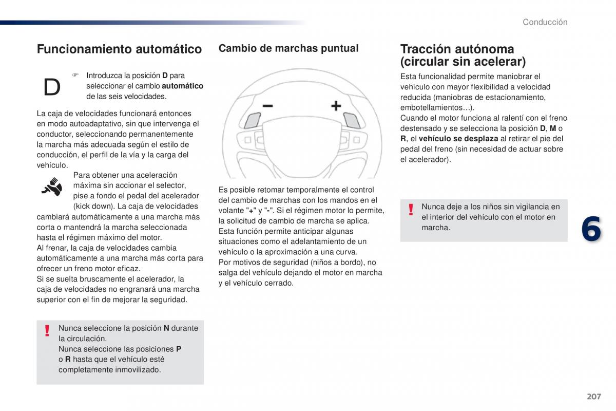 Peugeot Traveller manual del propietario / page 209