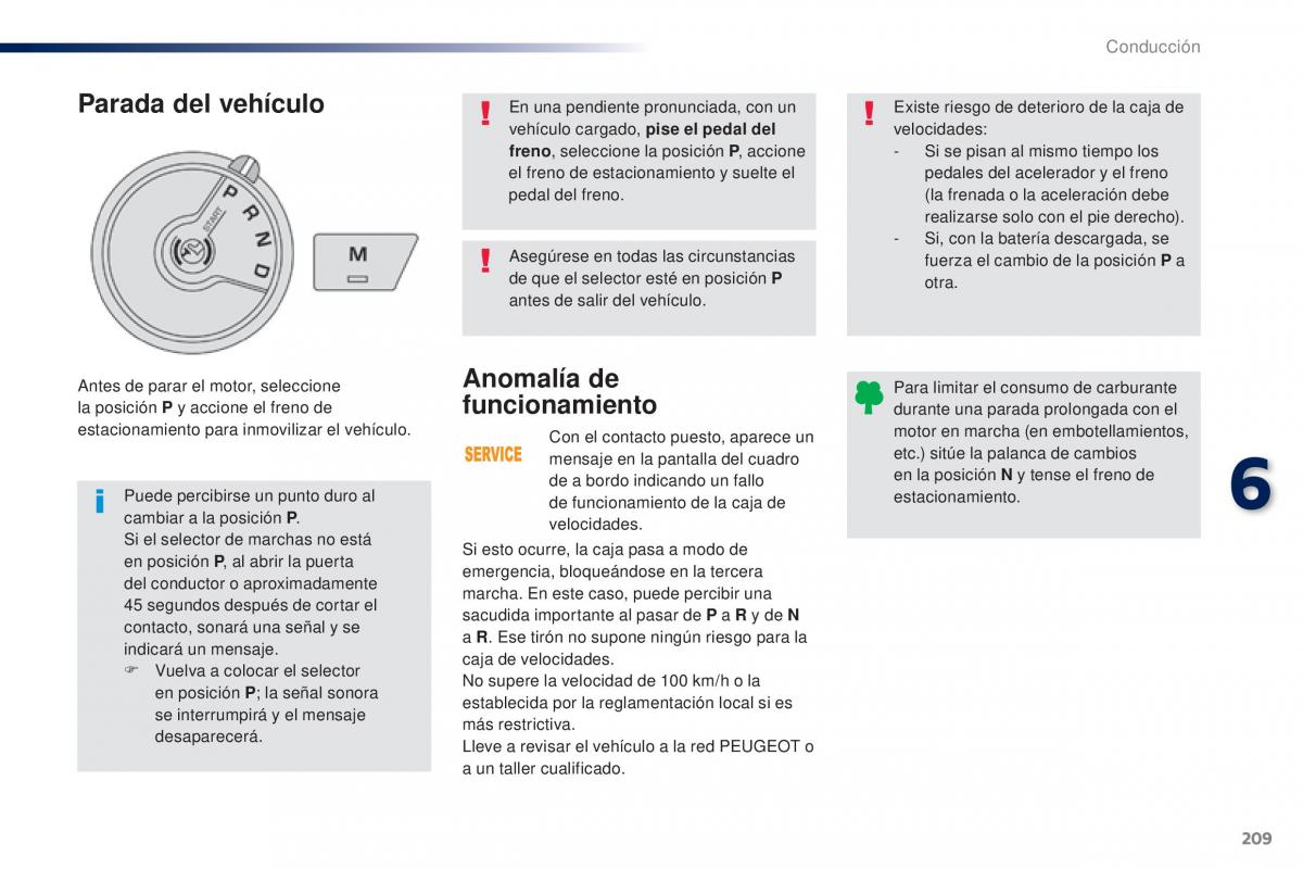 Peugeot Traveller manual del propietario / page 211