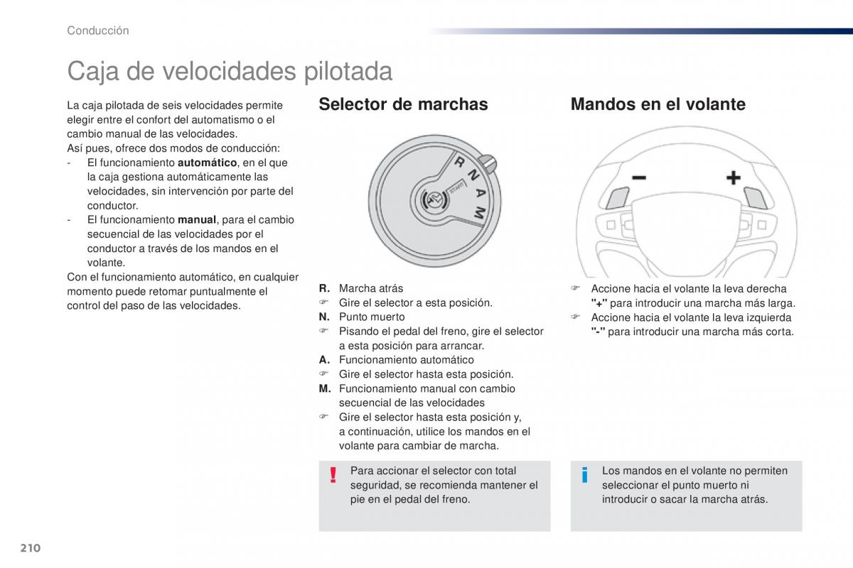 Peugeot Traveller manual del propietario / page 212