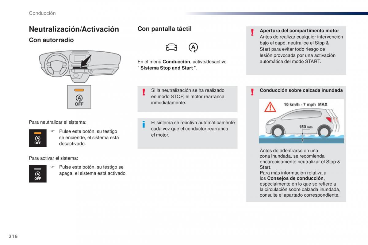 Peugeot Traveller manual del propietario / page 218