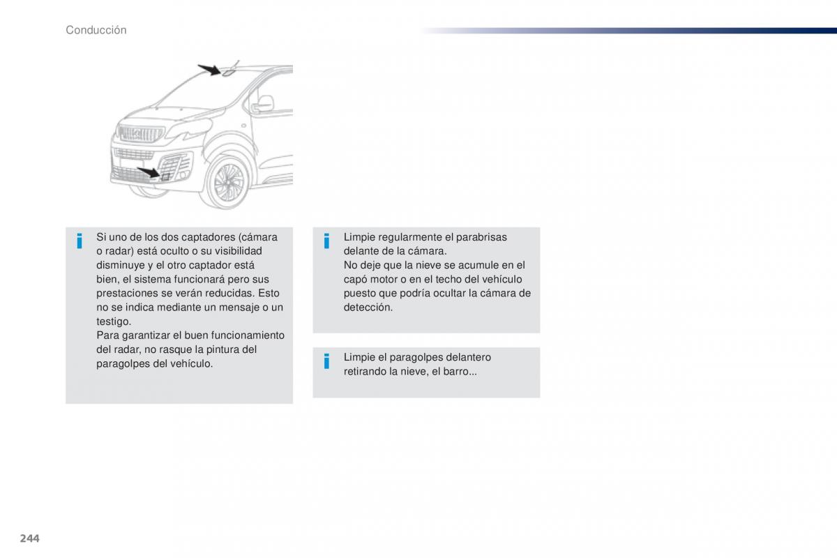 Peugeot Traveller manual del propietario / page 246