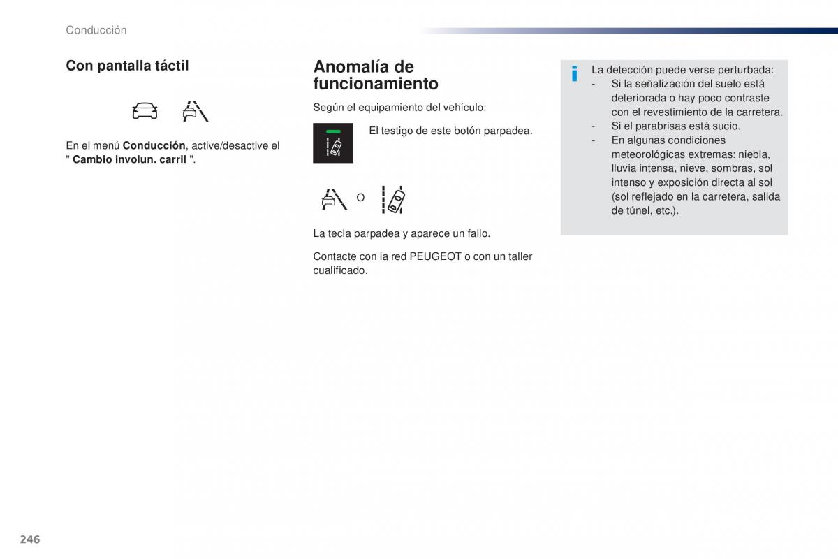 Peugeot Traveller manual del propietario / page 248