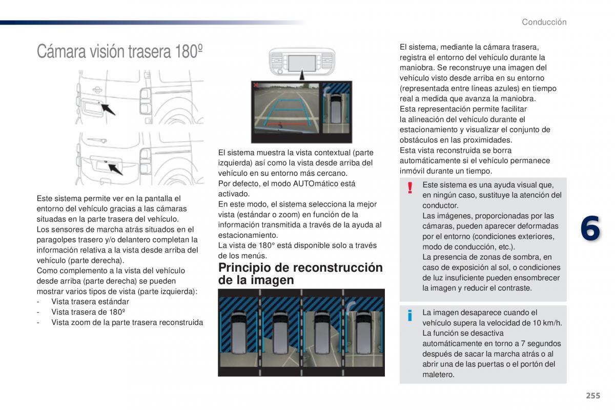 Peugeot Traveller manual del propietario / page 257