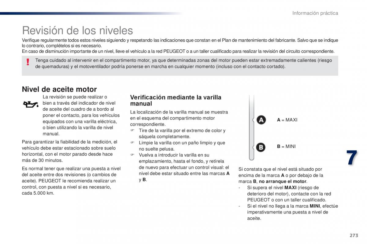 Peugeot Traveller manual del propietario / page 275