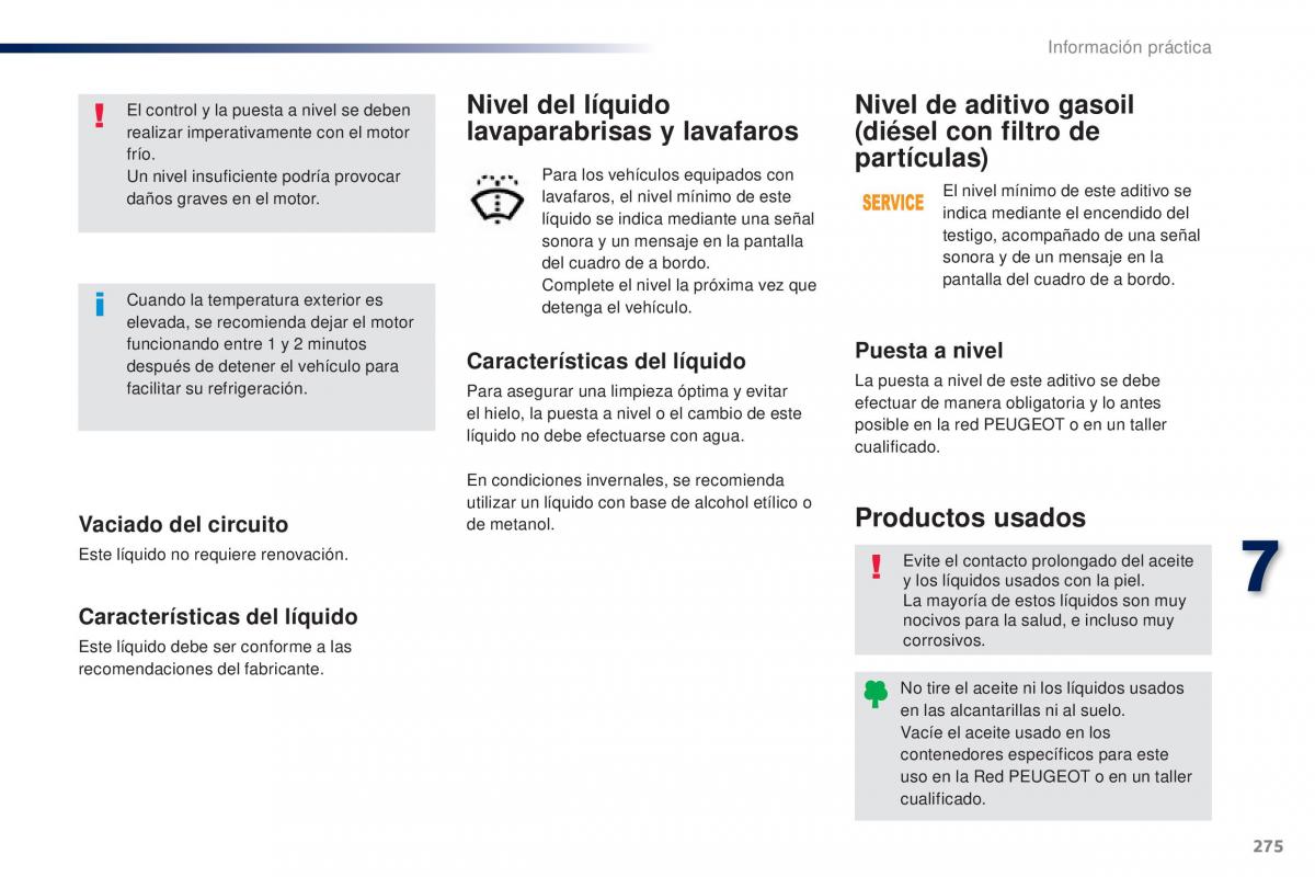 Peugeot Traveller manual del propietario / page 277