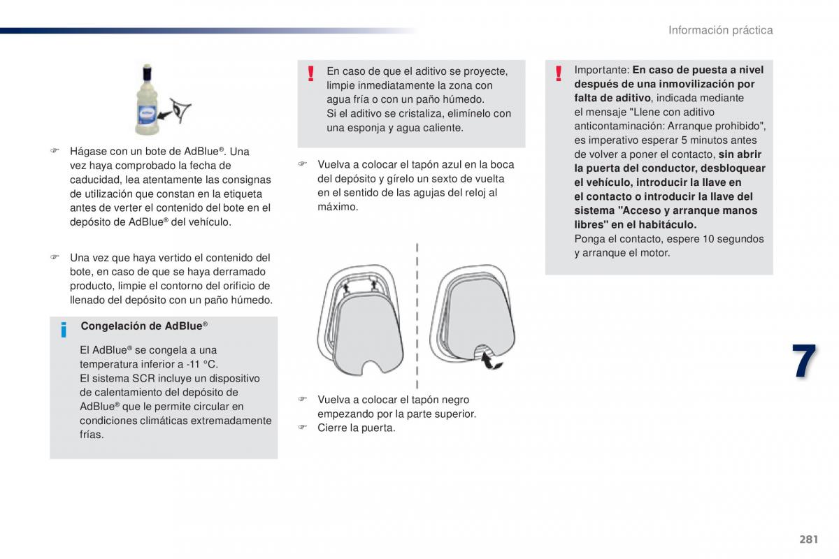 Peugeot Traveller manual del propietario / page 283