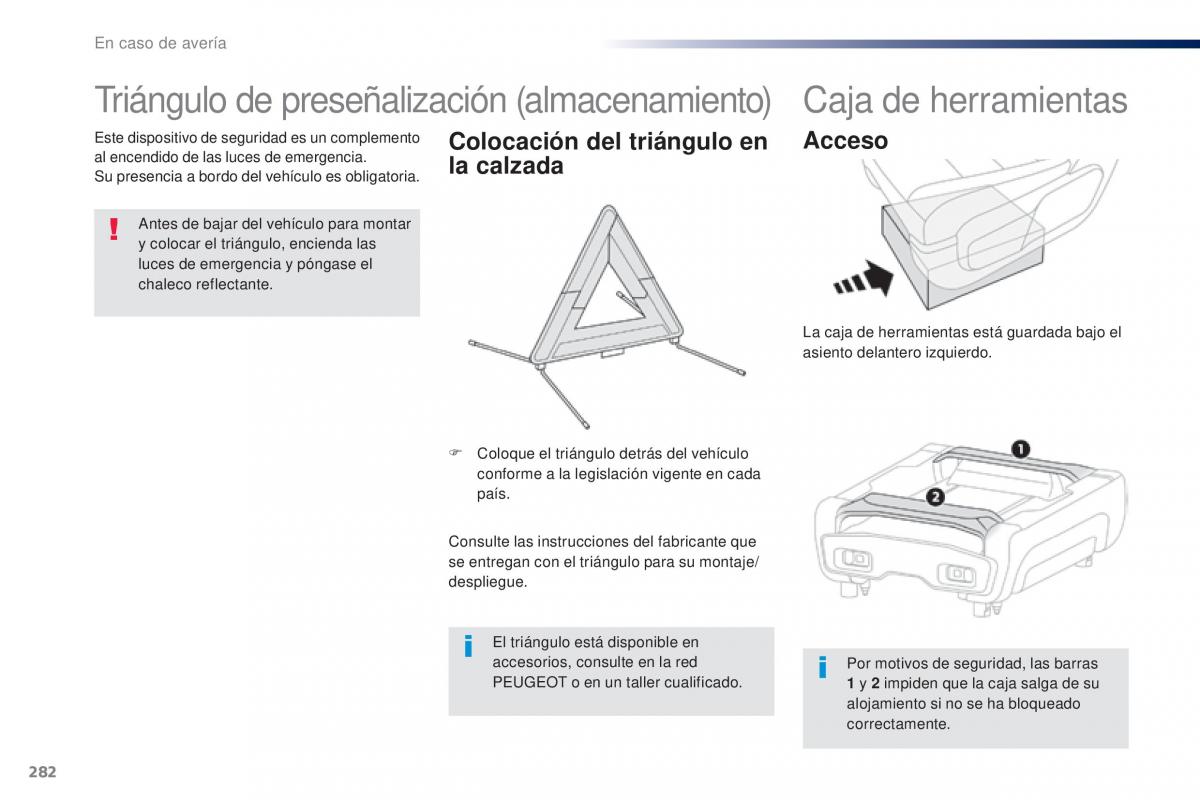 Peugeot Traveller manual del propietario / page 284