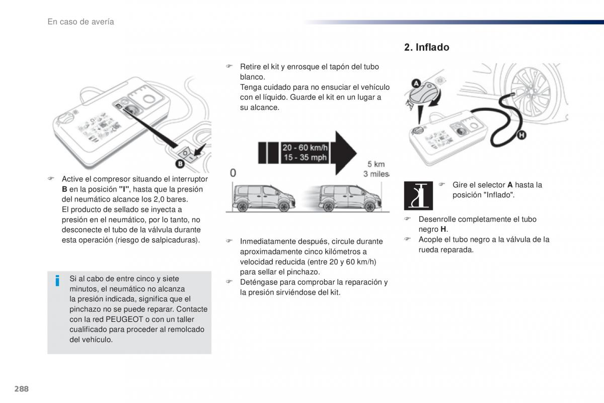 Peugeot Traveller manual del propietario / page 290