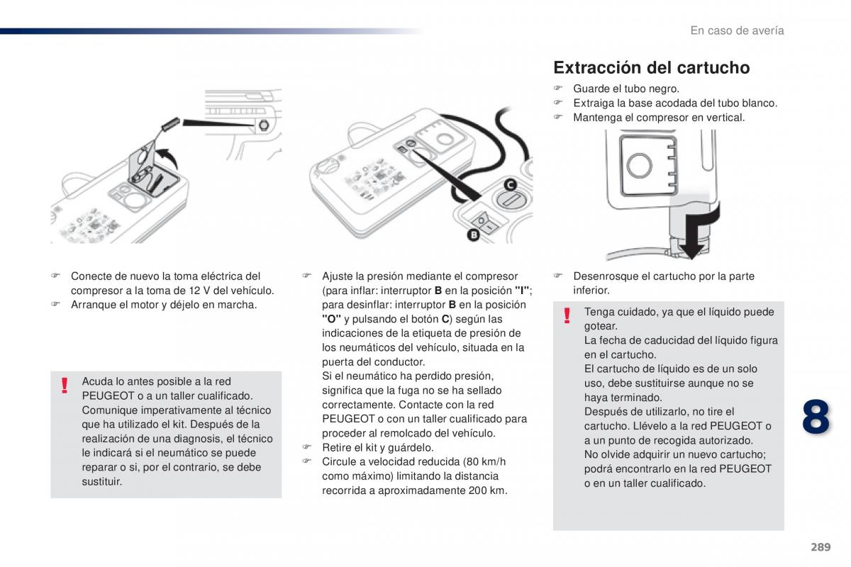 Peugeot Traveller manual del propietario / page 291