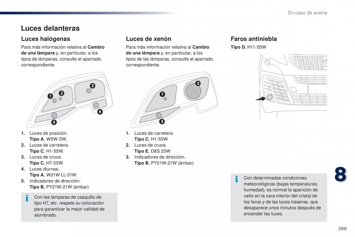 Peugeot Traveller manual del propietario / page 301