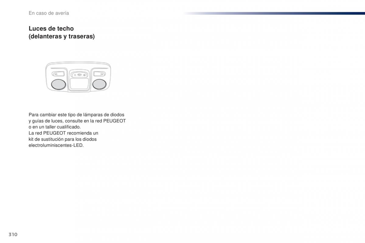 Peugeot Traveller manual del propietario / page 312