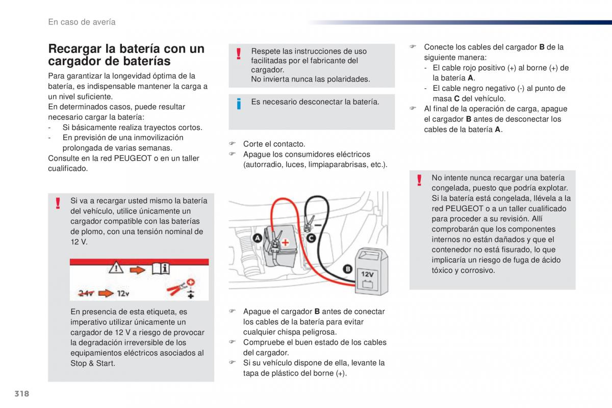 Peugeot Traveller manual del propietario / page 320