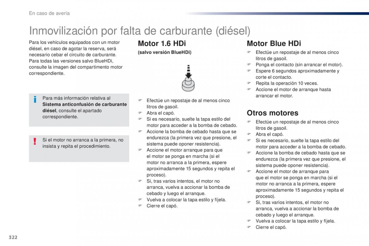 Peugeot Traveller manual del propietario / page 324