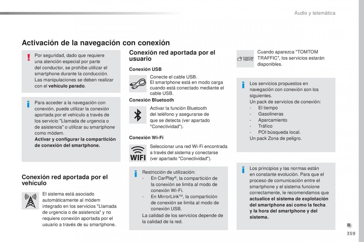 Peugeot Traveller manual del propietario / page 361