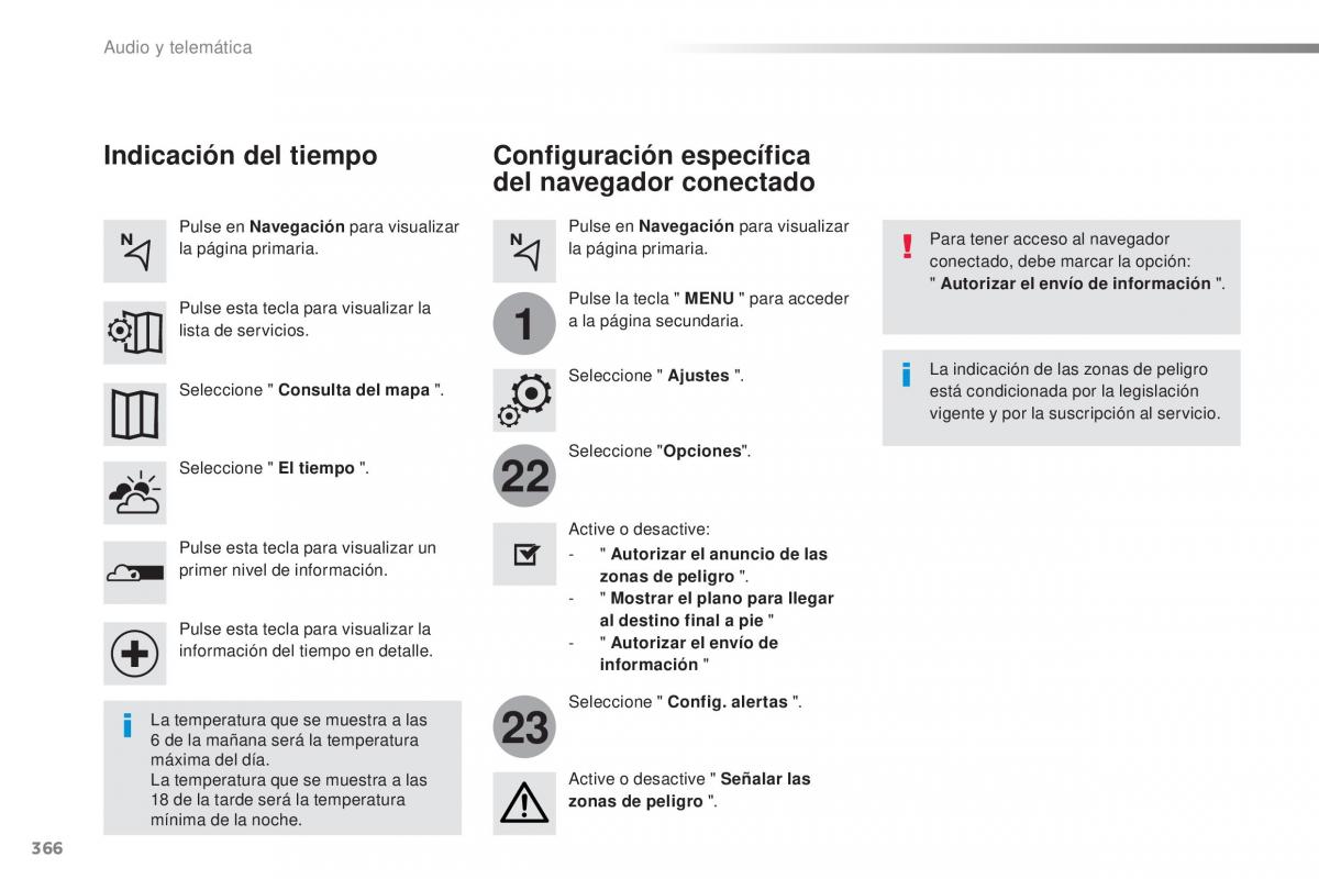 Peugeot Traveller manual del propietario / page 368