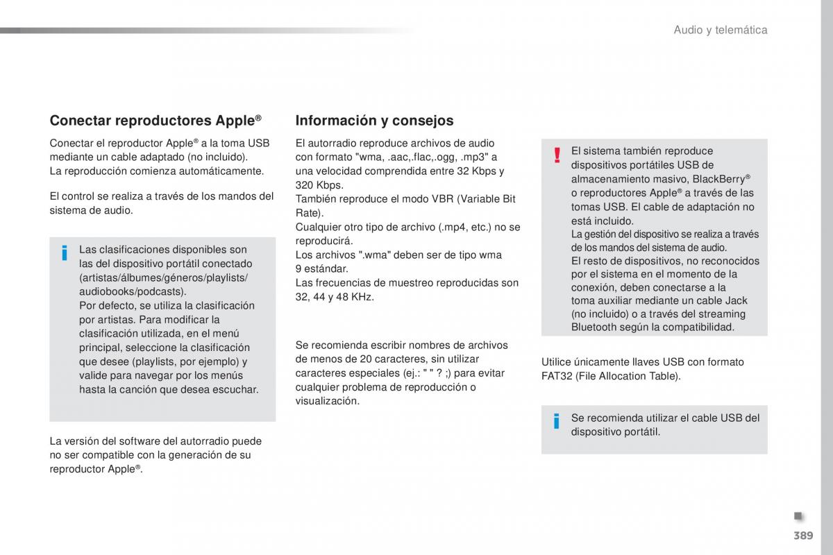 Peugeot Traveller manual del propietario / page 391