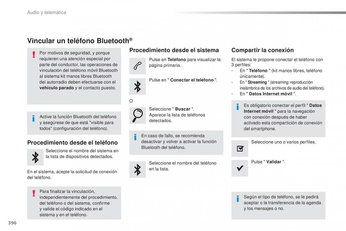 Peugeot Traveller manual del propietario / page 398