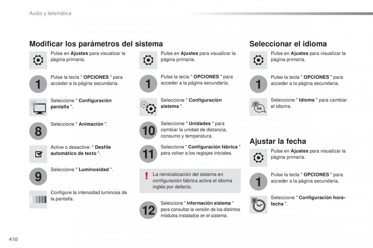 Peugeot Traveller manual del propietario / page 412