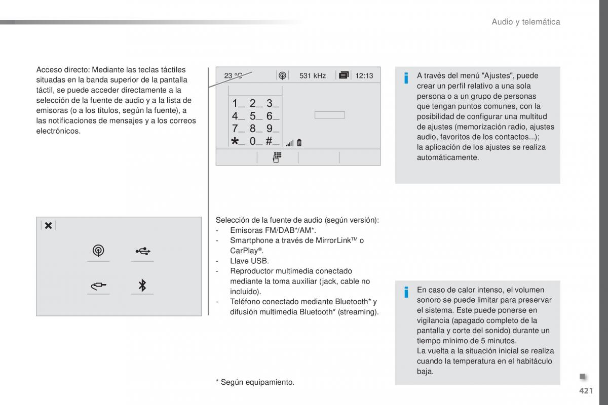 Peugeot Traveller manual del propietario / page 423