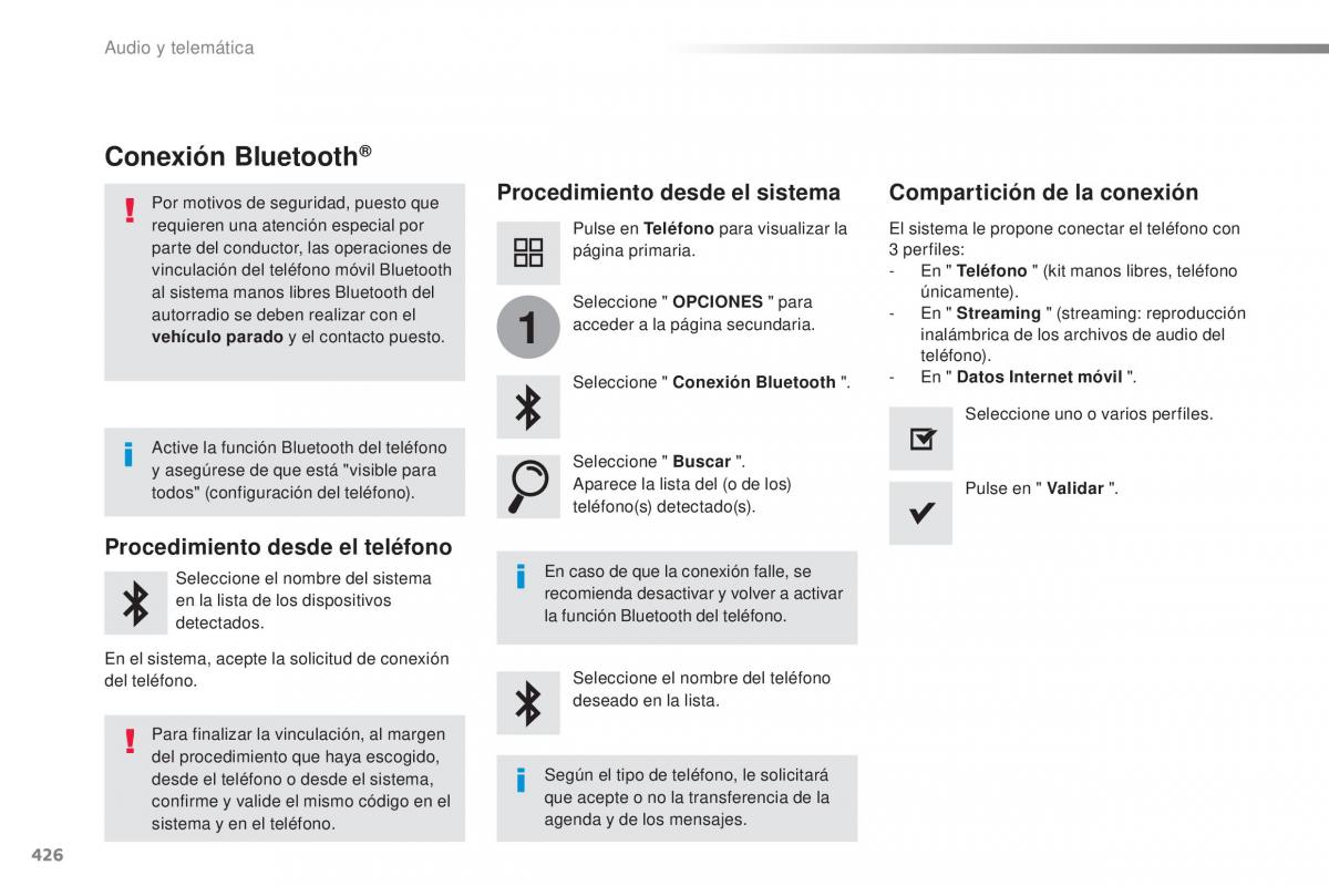 Peugeot Traveller manual del propietario / page 428