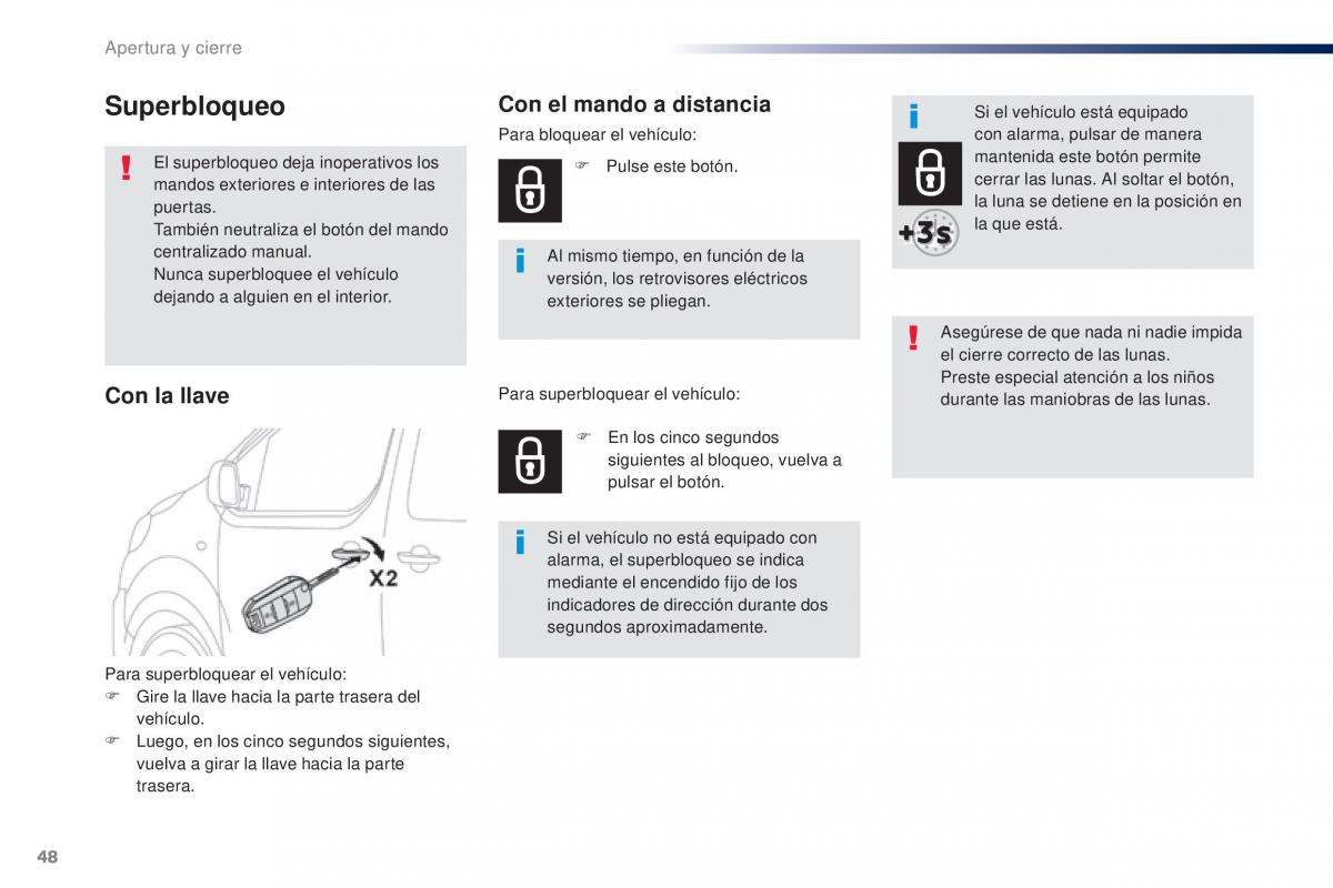 Peugeot Traveller manual del propietario / page 50