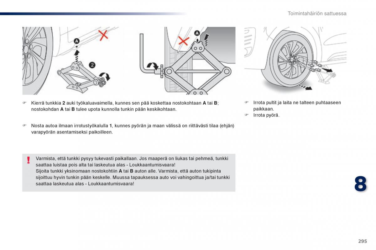 Peugeot Traveller omistajan kasikirja / page 297