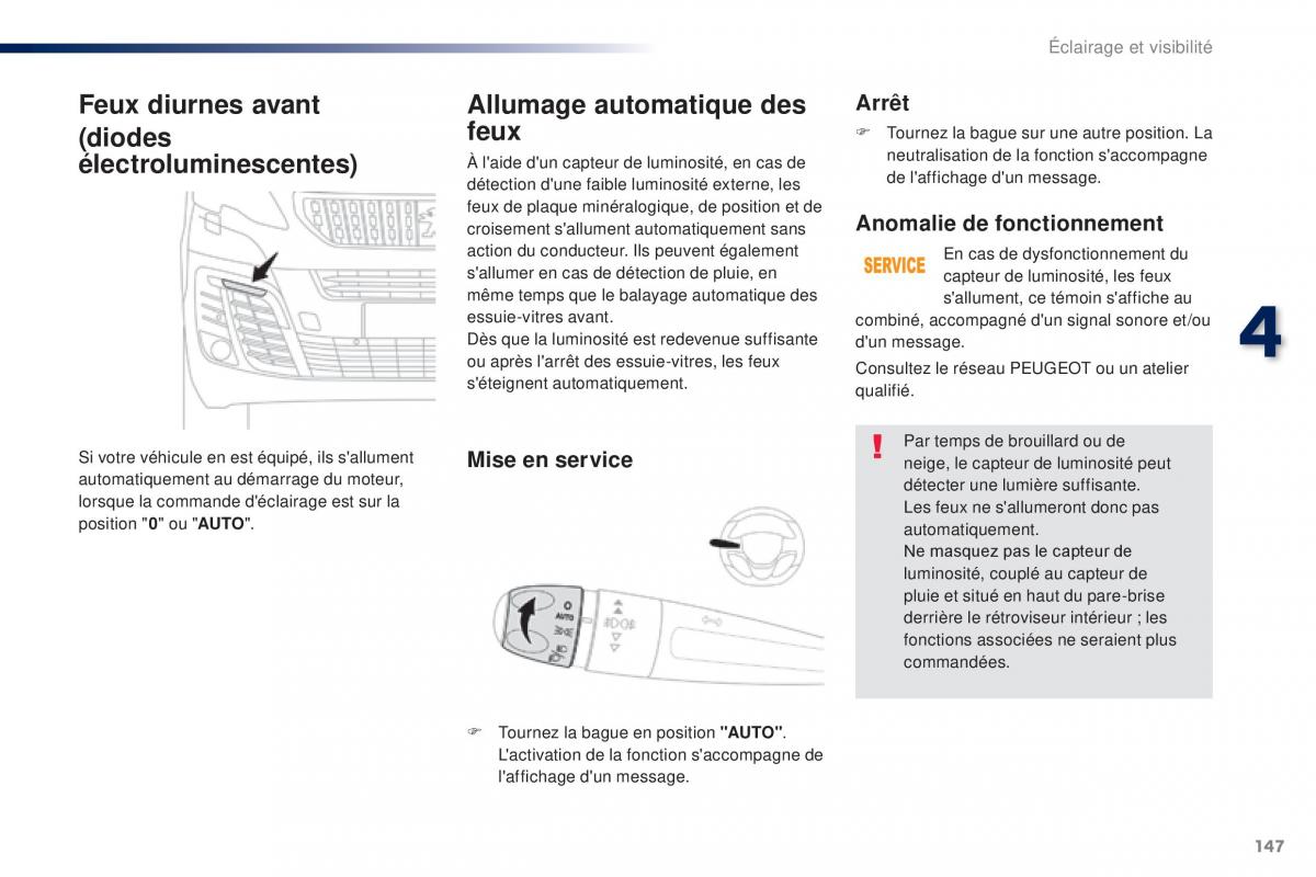 Peugeot Traveller manuel du proprietaire / page 149