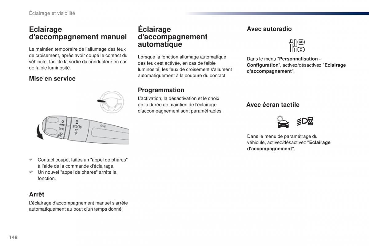 Peugeot Traveller manuel du proprietaire / page 150