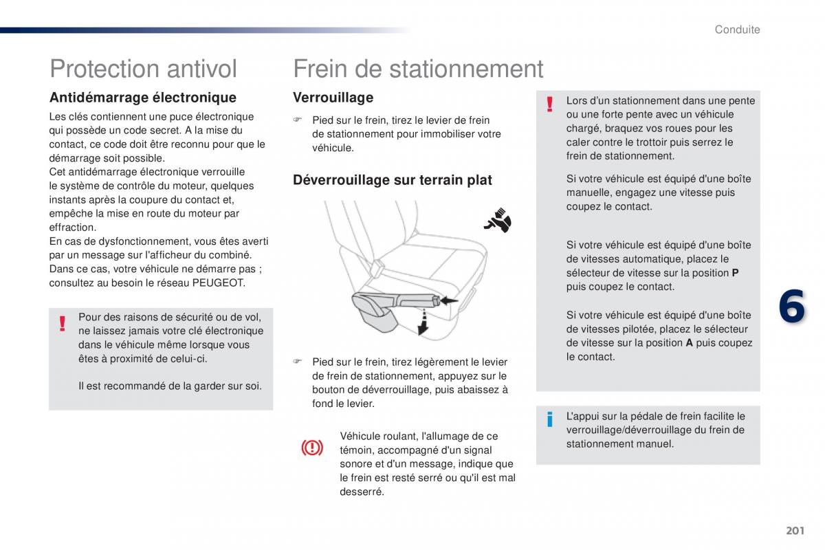Peugeot Traveller manuel du proprietaire / page 203