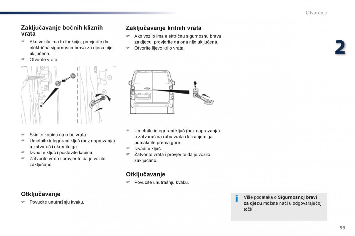 Peugeot Traveller vlasnicko uputstvo / page 63