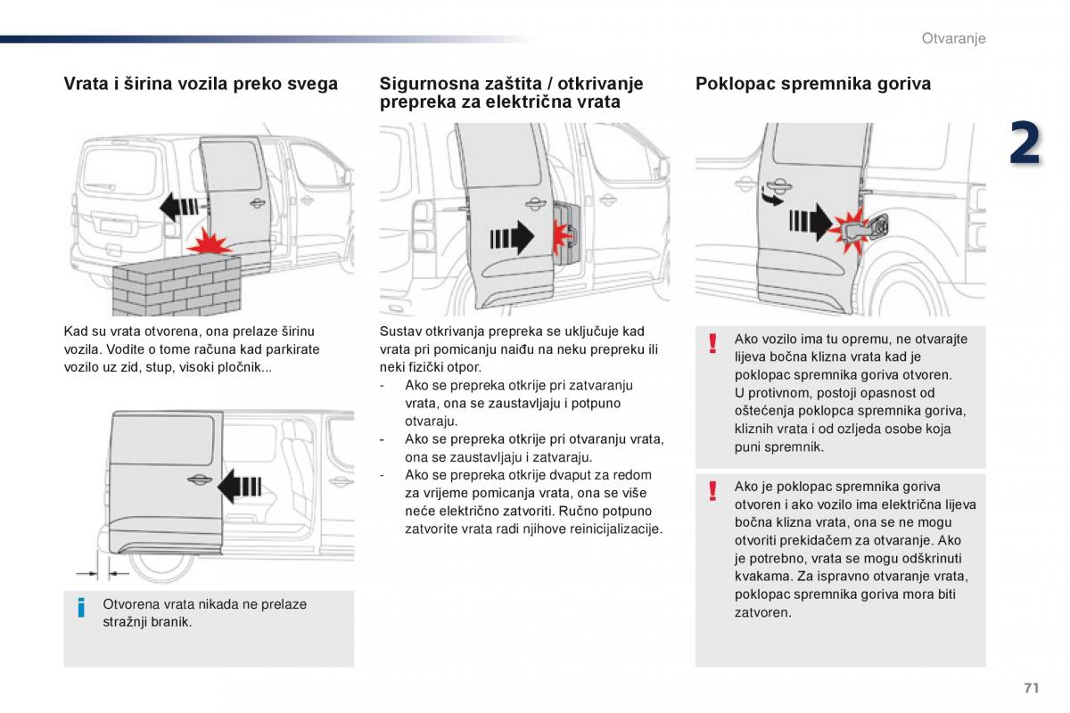 Peugeot Traveller vlasnicko uputstvo / page 75