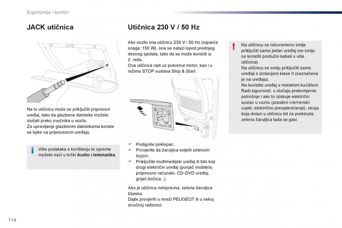 Peugeot Traveller vlasnicko uputstvo / page 116