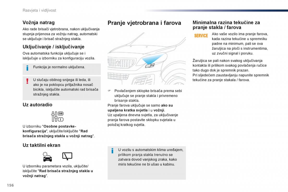 Peugeot Traveller vlasnicko uputstvo / page 158