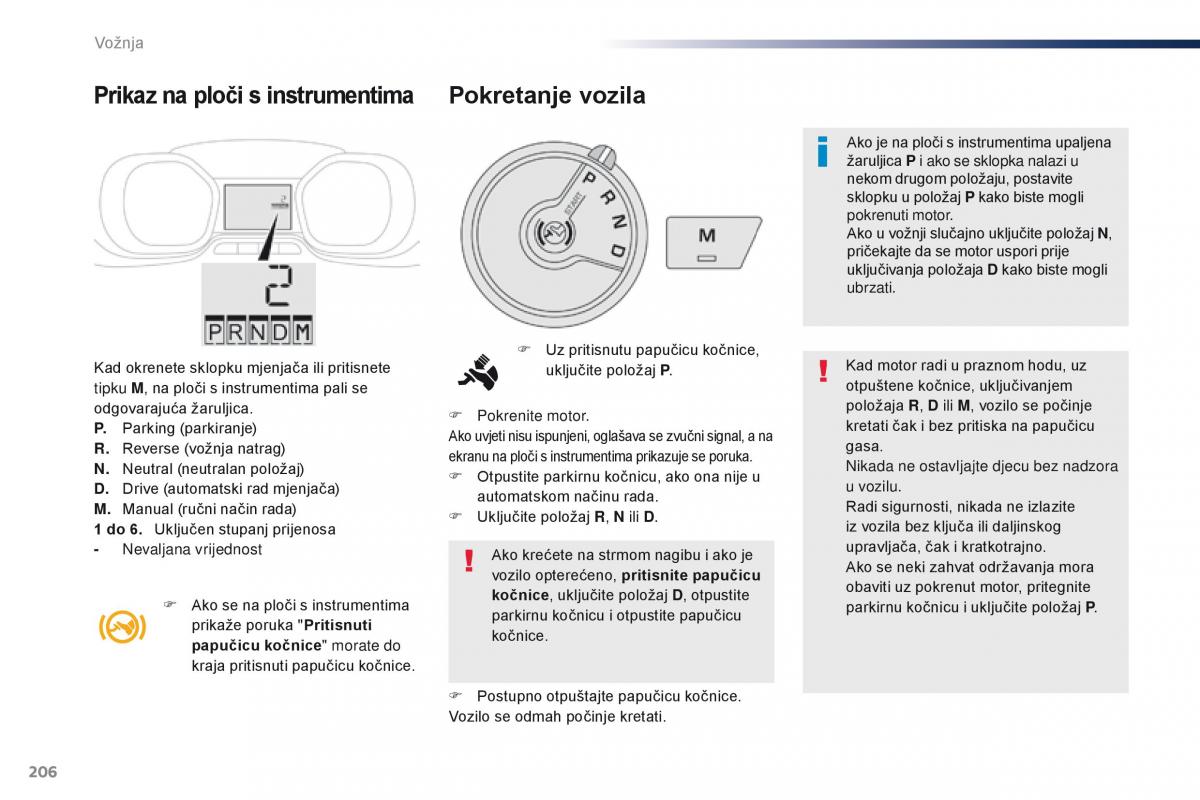 Peugeot Traveller vlasnicko uputstvo / page 208