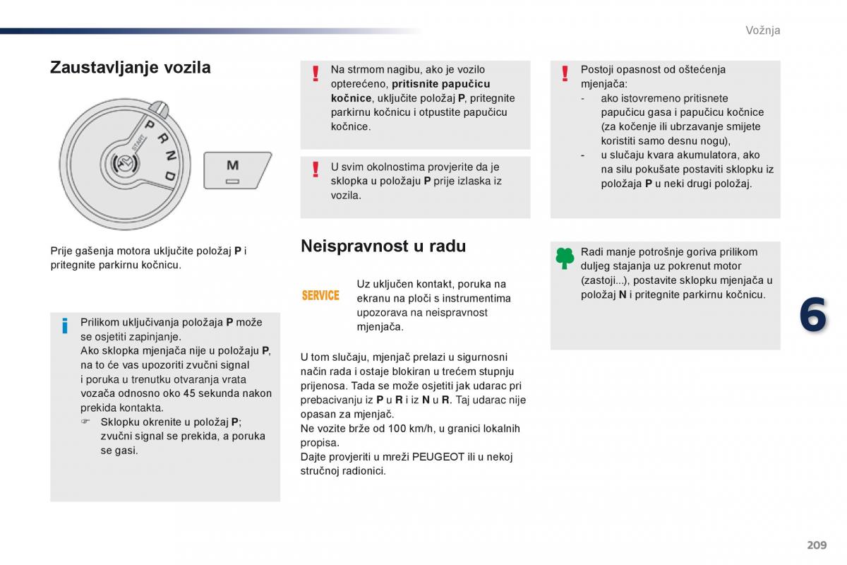 Peugeot Traveller vlasnicko uputstvo / page 211