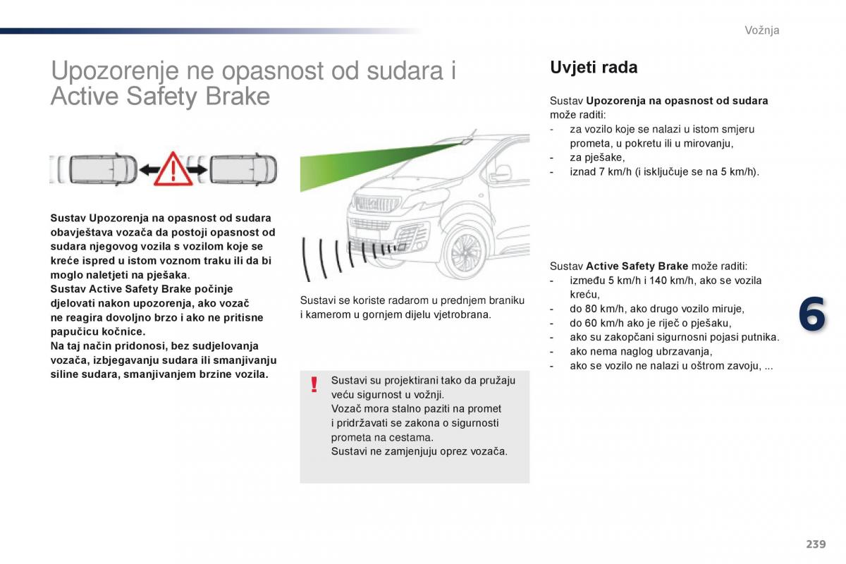 Peugeot Traveller vlasnicko uputstvo / page 241