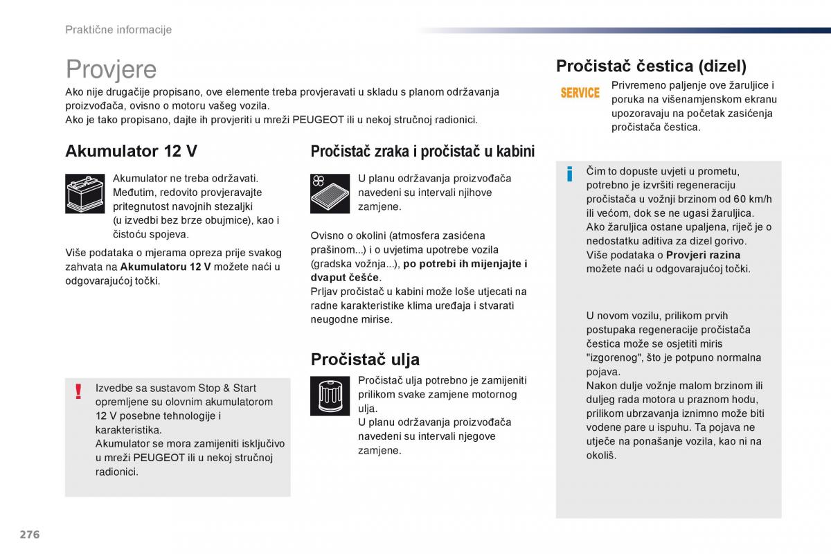 Peugeot Traveller vlasnicko uputstvo / page 278