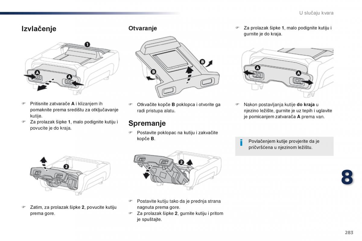 Peugeot Traveller vlasnicko uputstvo / page 285