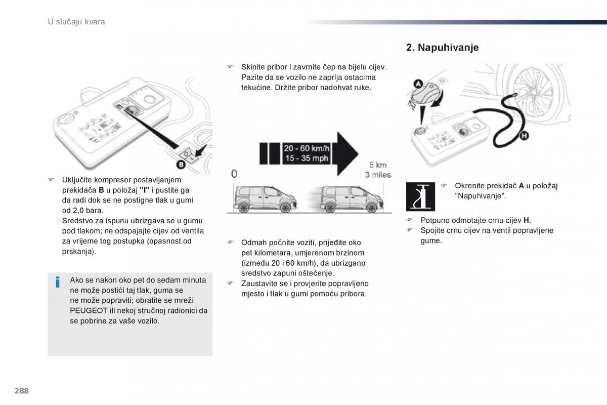 Peugeot Traveller vlasnicko uputstvo / page 290