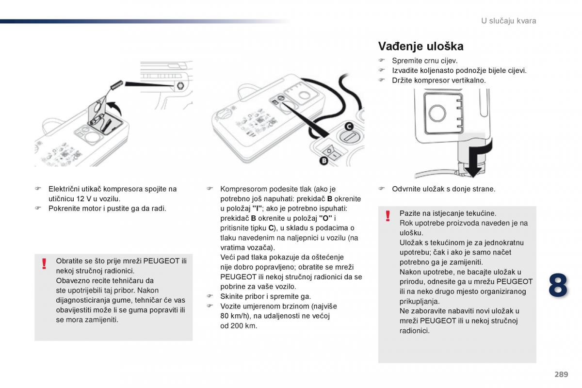 Peugeot Traveller vlasnicko uputstvo / page 291