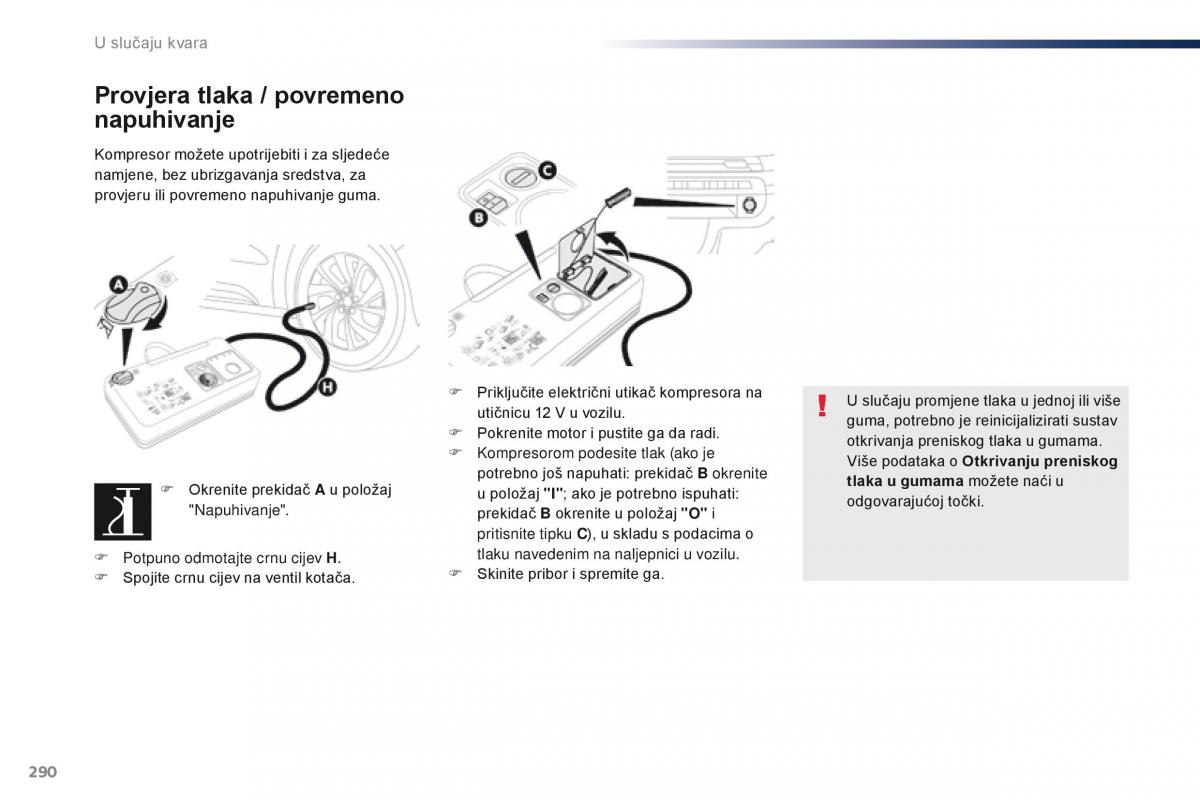 Peugeot Traveller vlasnicko uputstvo / page 292