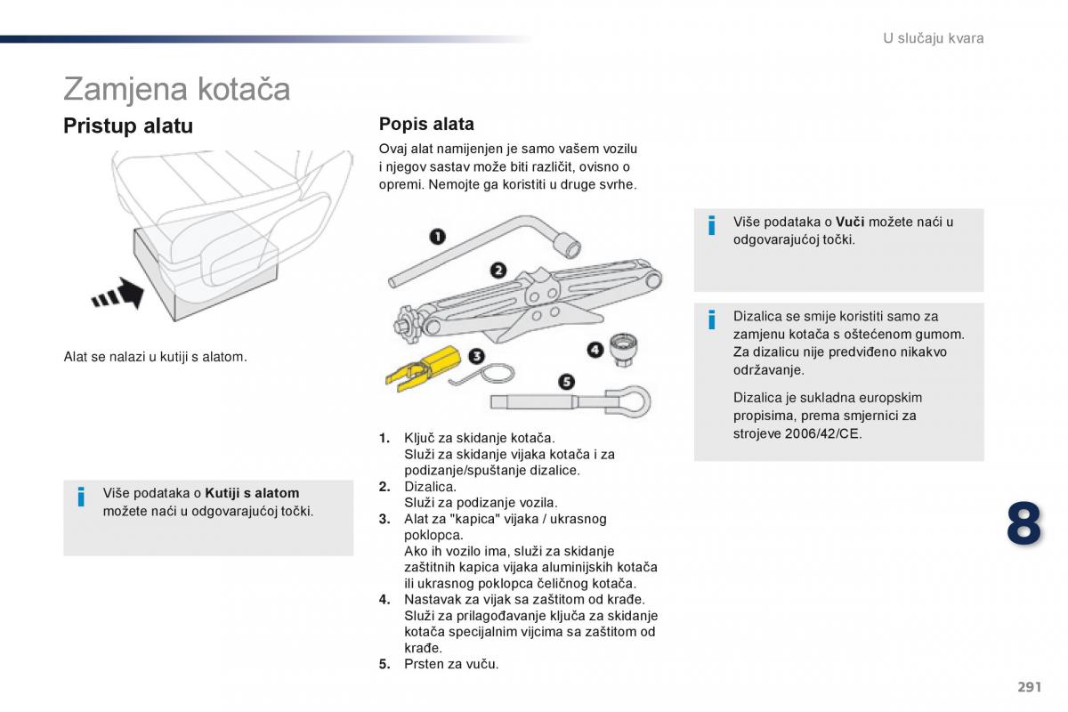 Peugeot Traveller vlasnicko uputstvo / page 293