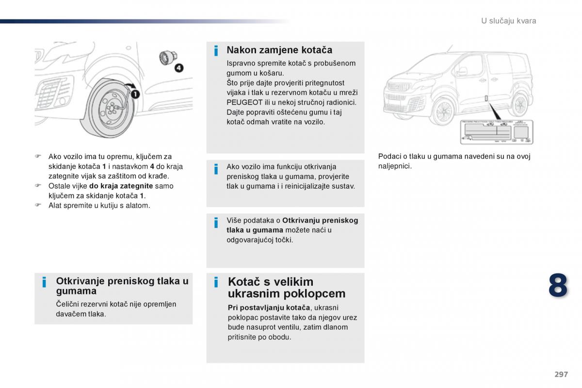 Peugeot Traveller vlasnicko uputstvo / page 299